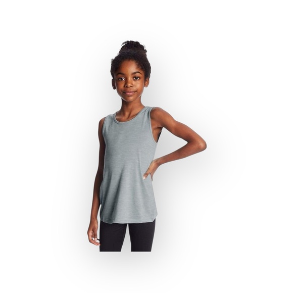 new Champion ★ C9 Performance Tank ★ Shale Tile Grey Heather ★ 6 6X Girls Small - Picture 1 of 15